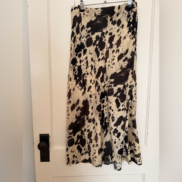 Zara Dresses & Skirts - Zara Cow Print Maxi Skirt